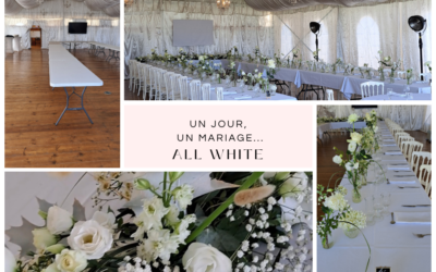 UN MARIAGE ALL WHITE